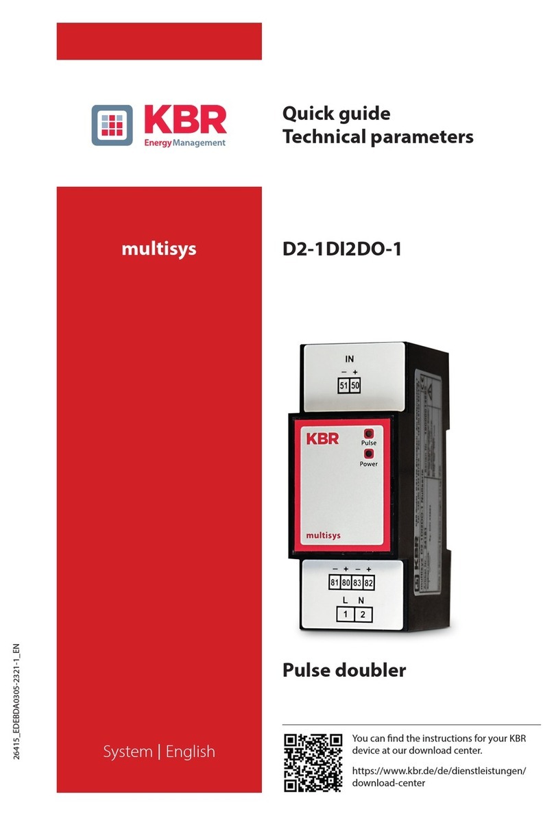KBR D2-1DI2DO-1 User manual