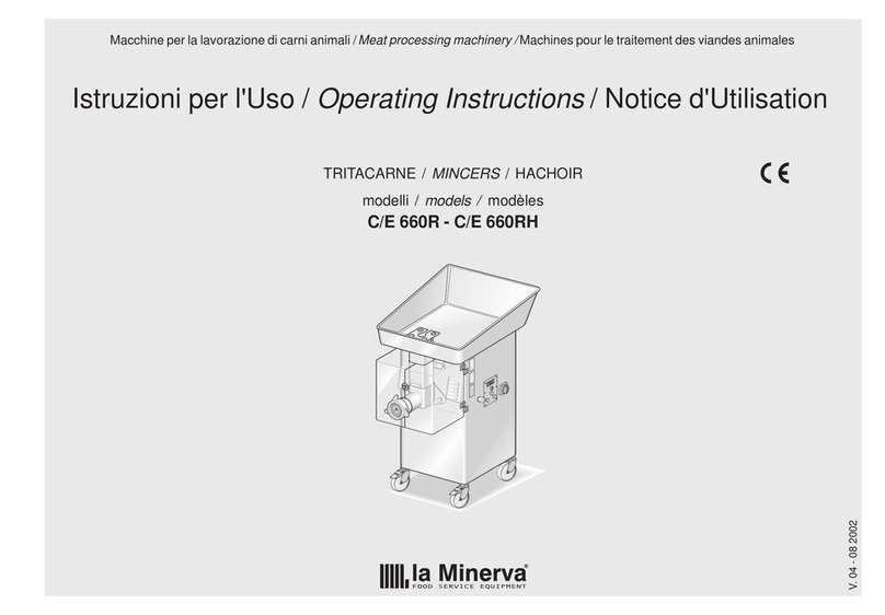 la Minerva E 660R operating instructions