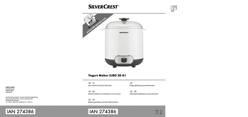 Silvercrest SJBG 20 A1 Instruction sheet