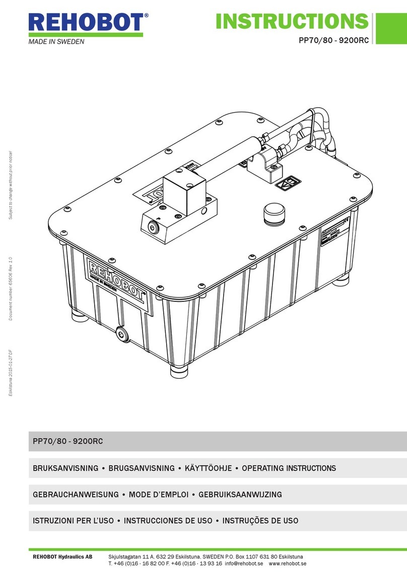 REHOBOT PP70-9200RC operating instructions REHOBOT PP70-9200RC operating instructions