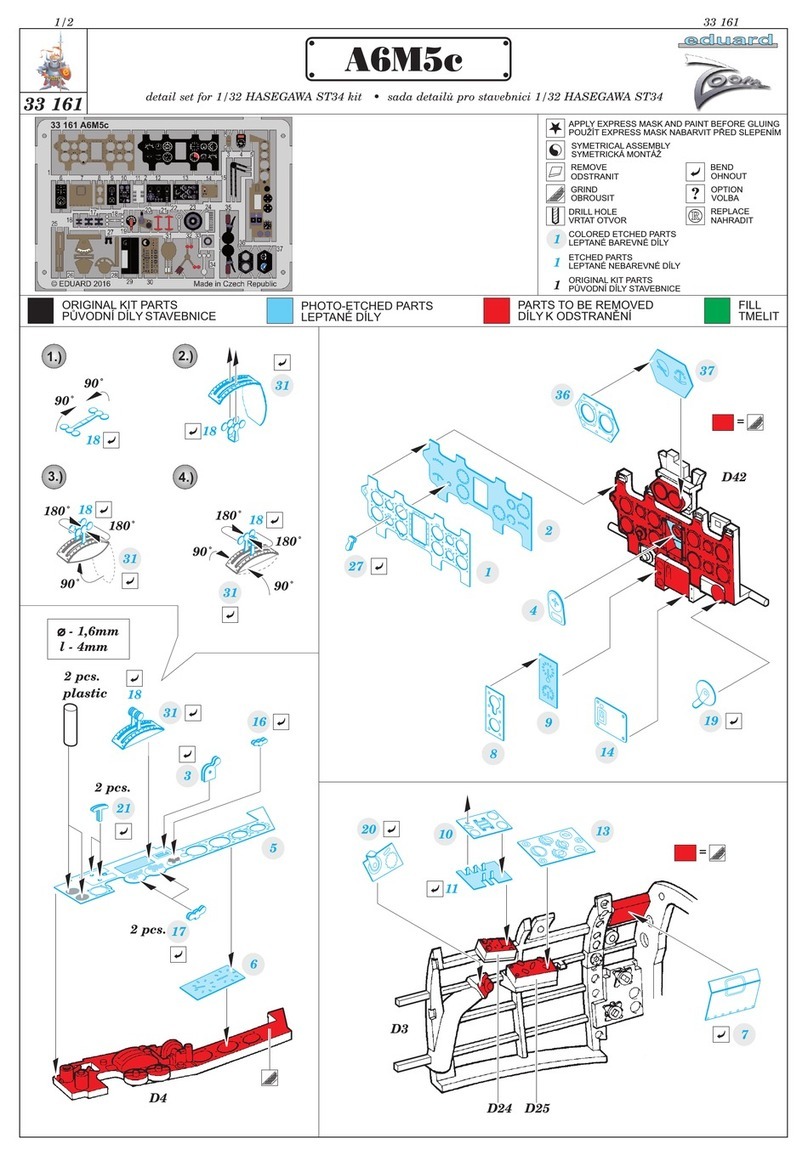 Eduard Zoom A6M5c quick start guide