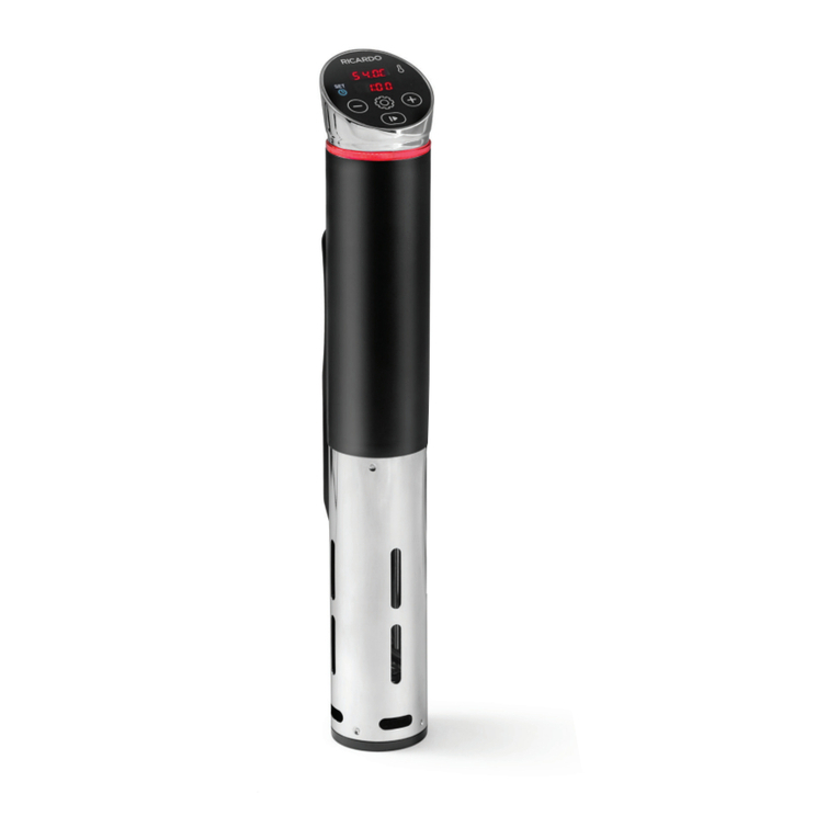 Ricardo Sous Vide Precision Cooker Installation guide