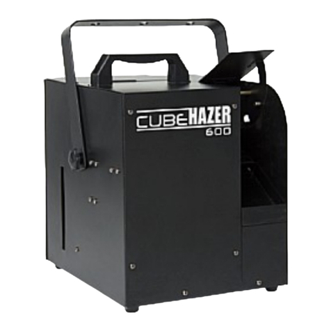 Lightmaxx Platinum CUBE Hazer-600 user manual