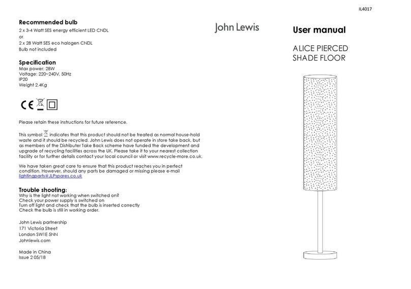 John Lewis IL4017 User manual