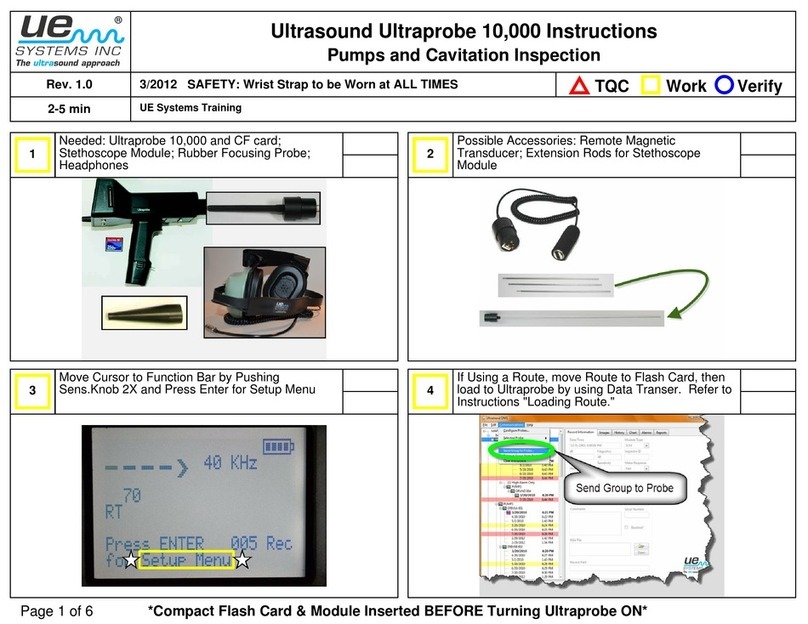 UE Systems ULTRAPROBE 10000 Pumps and Cavitation Inspection UE Systems ULTRAPROBE 10000 Pumps and Cavitation Inspection