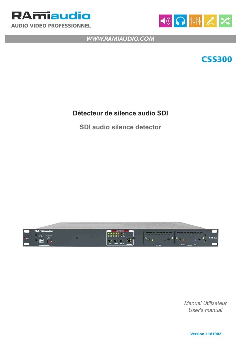 RAM CSS300 user manual