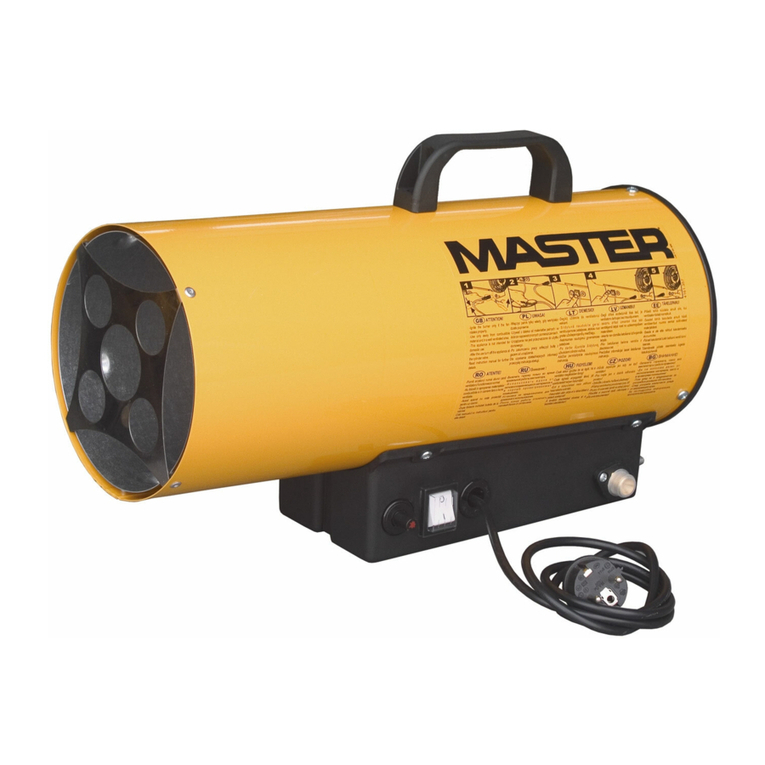 Master BLP 10 kW User manual