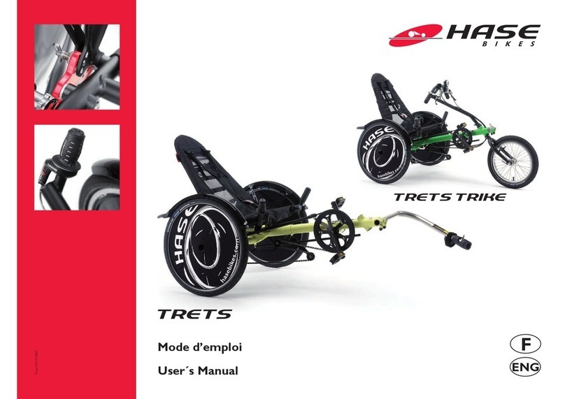 HASE Bikes TRETS TRIKE user manual