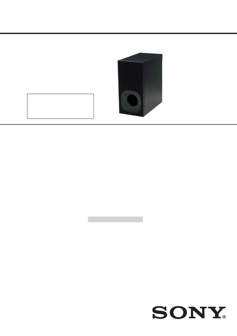 Sony SA-WCT180 Service manual