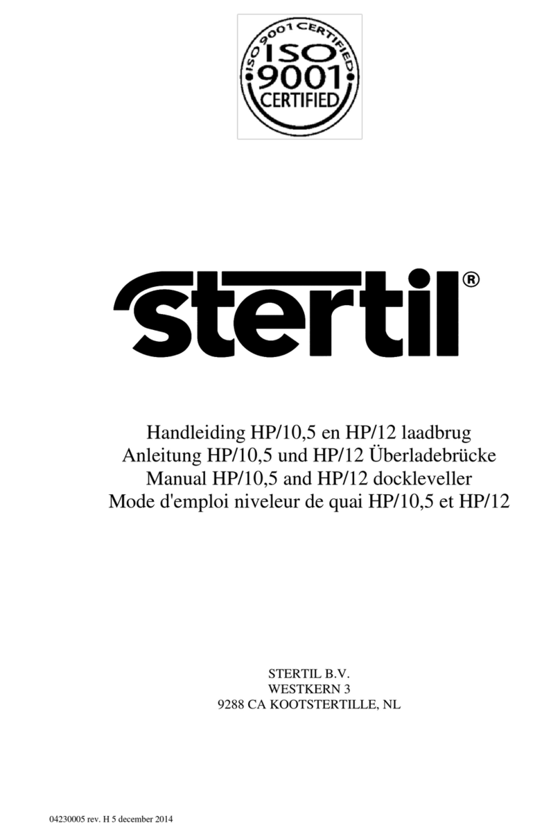 stertil HP/10,5 manual