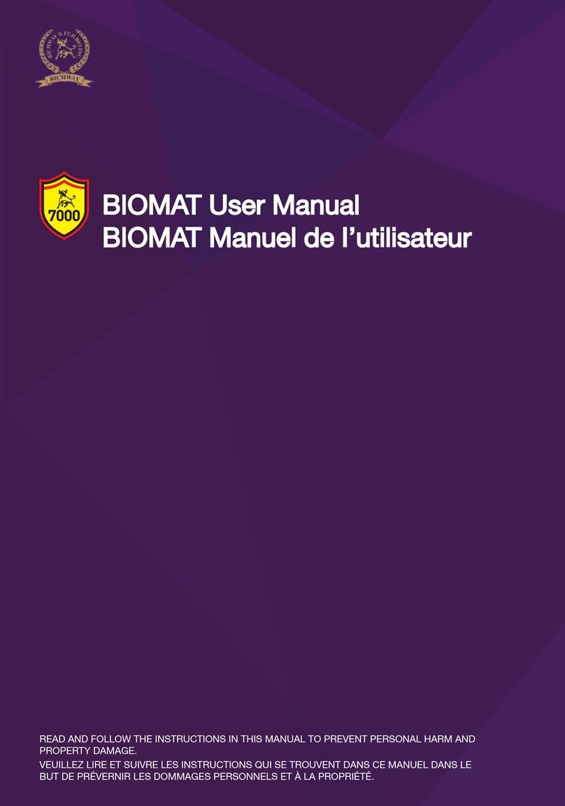 Richway & Fuji Bio Single Biomat user manual Richway & Fuji Bio Single Biomat user manual