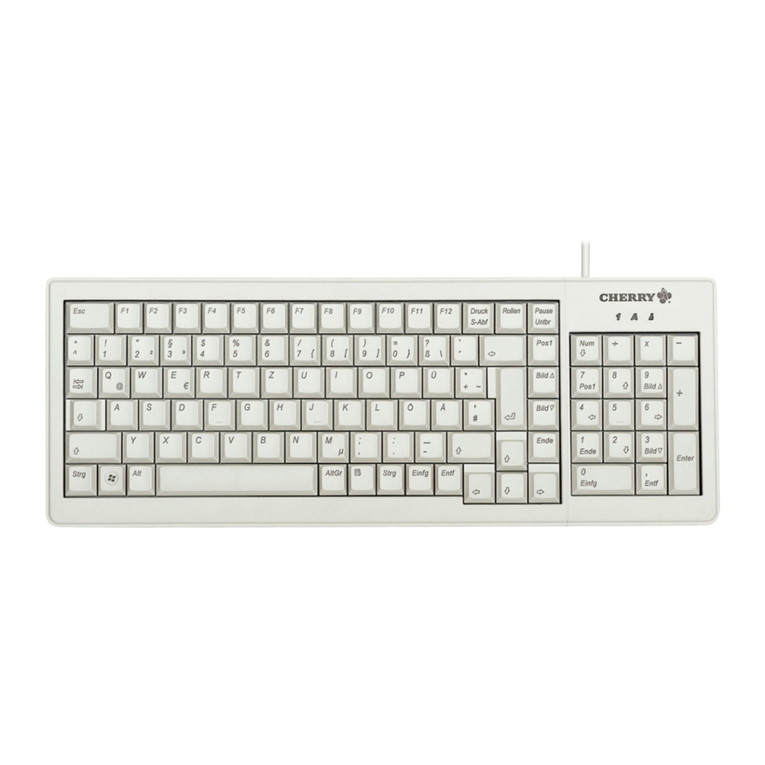 Cherry XS Series User manual