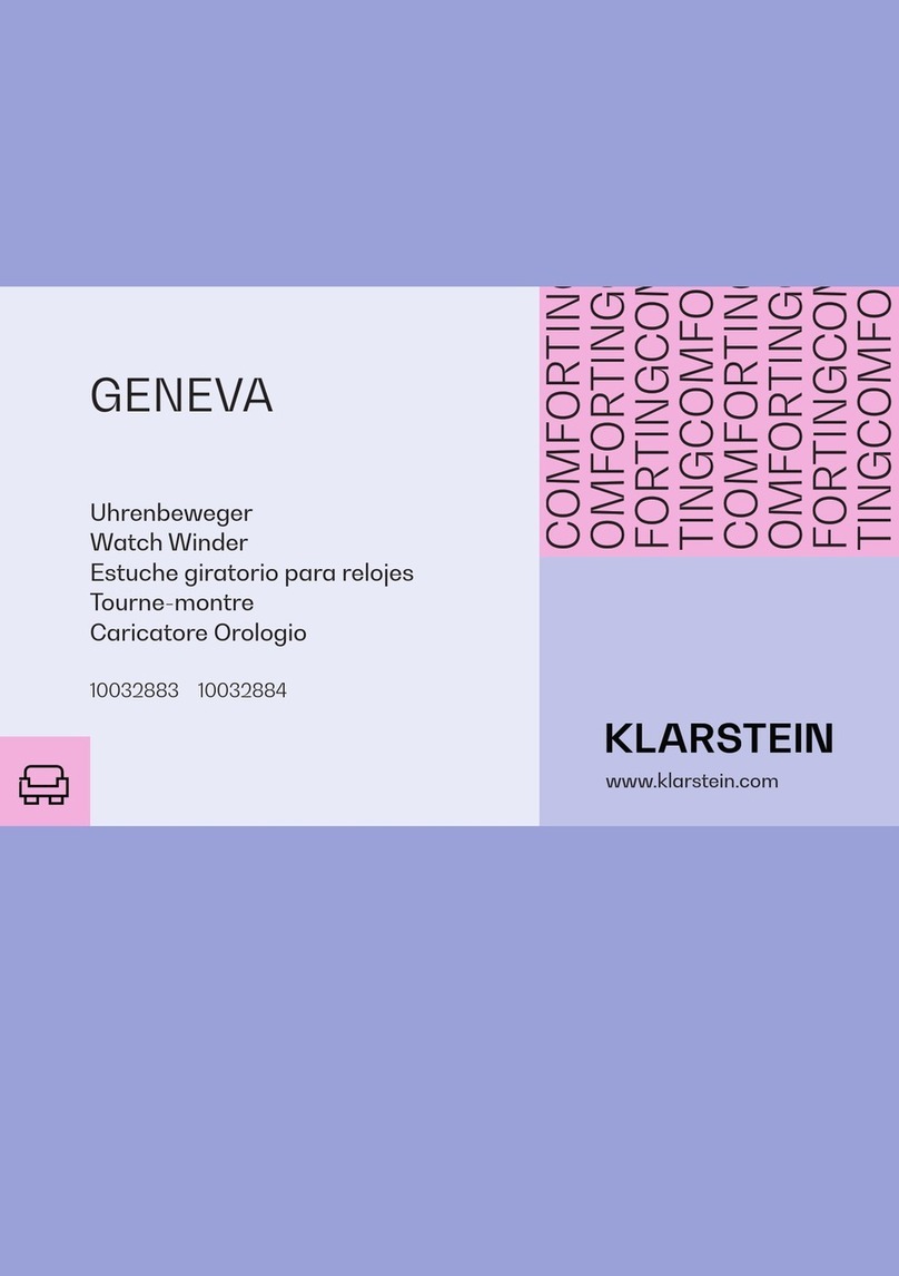 Klarstein GENEVA instructions