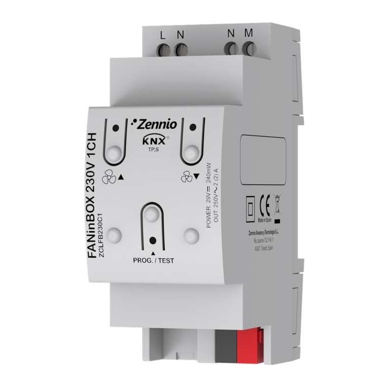 Zennio FANinBOX 230V 1CH Technical documentation Zennio FANinBOX 230V 1CH Technical documentation