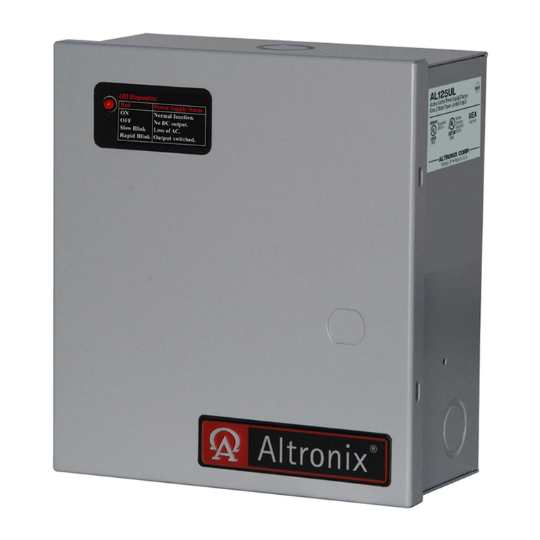 Altronix AL125UL User manual