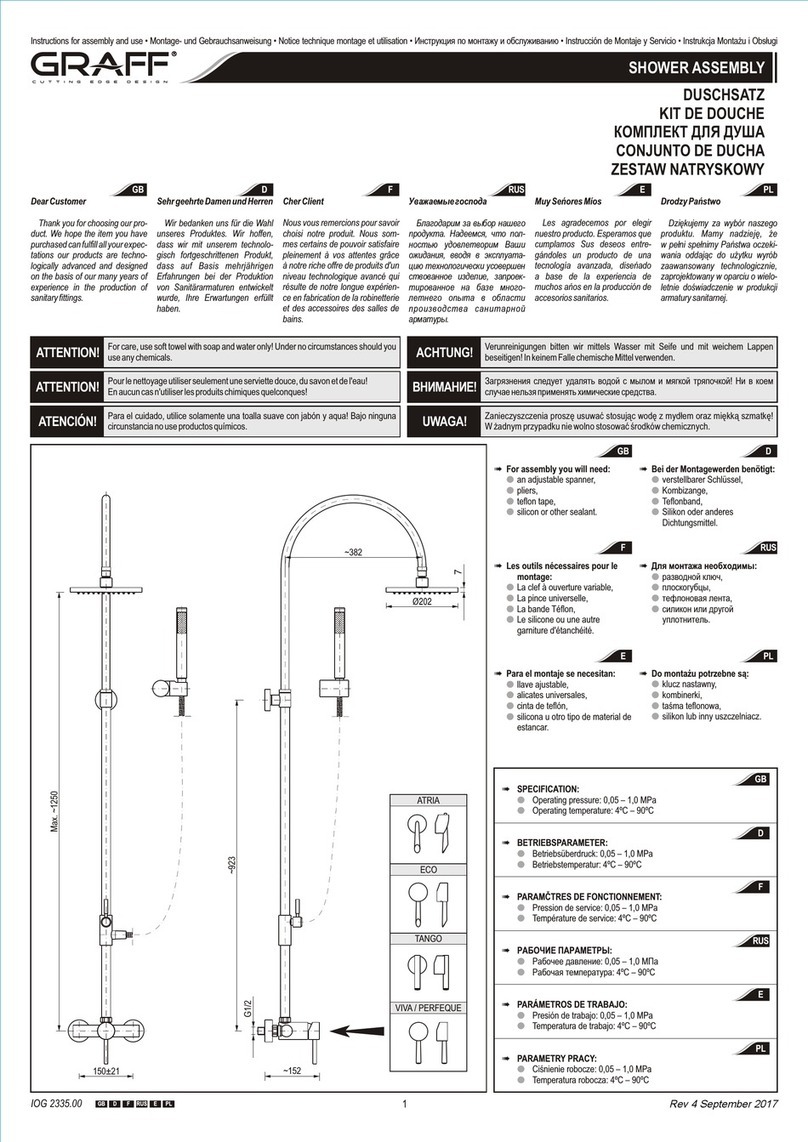 Graff 2335000 Operator's manual
