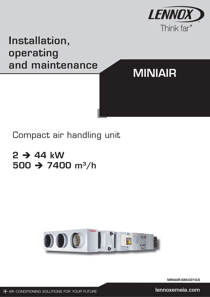 Lennox MINIAIR User manual