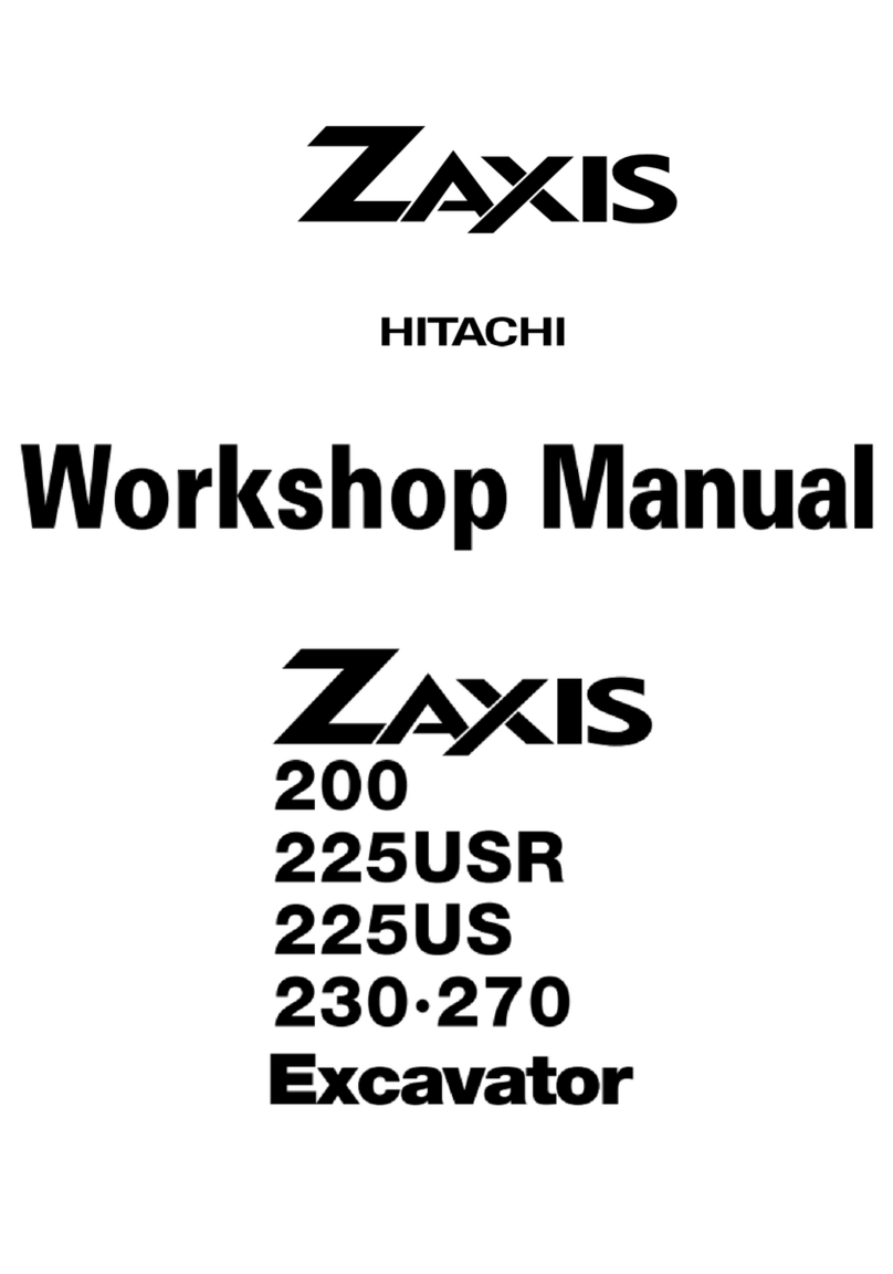 Hitachi Zaxis 200 Instruction manual
