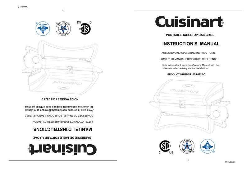 Cuisinart 085-3228-0 User manual