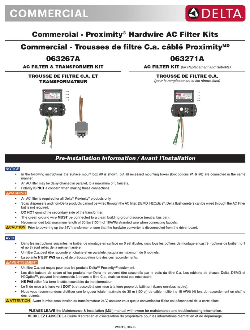Delta Proximity 063267A User manual