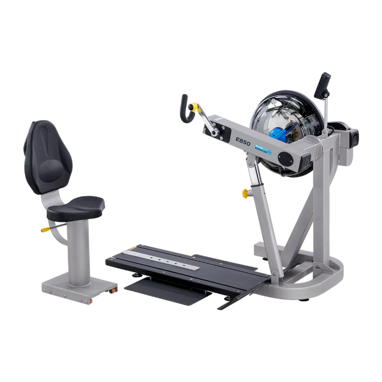 First Degree Fitness E850 user guide