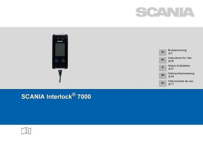 Scania Interlock 7000 User manual