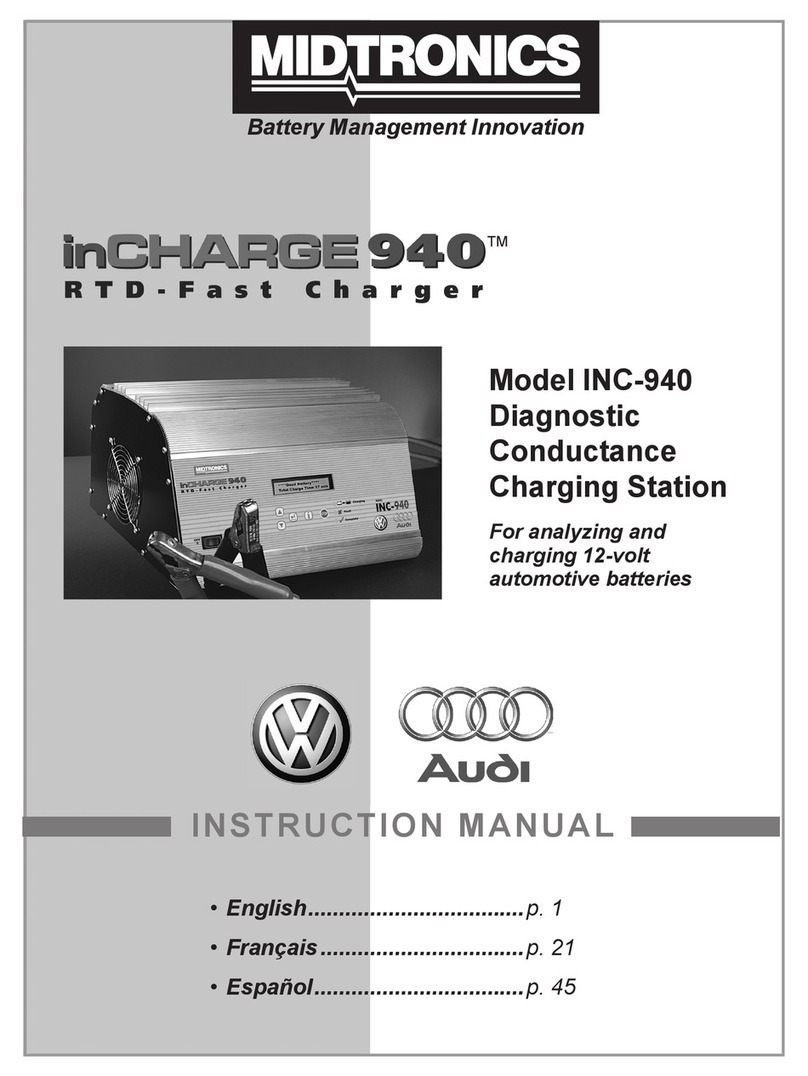 Midtronics inCHARGE 940 User manual
