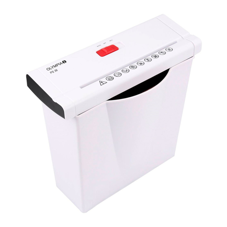 Olympia PS 36 User manual