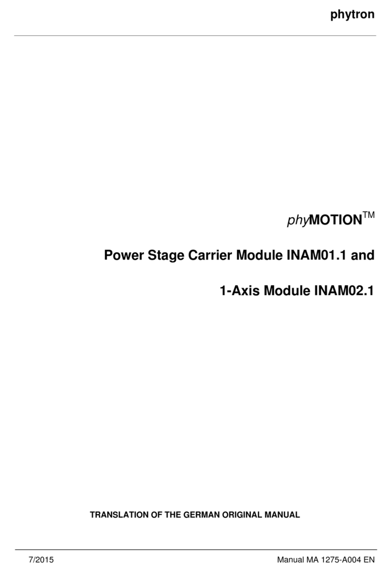 phytron phyMOTION INAM01.1 Repair manual