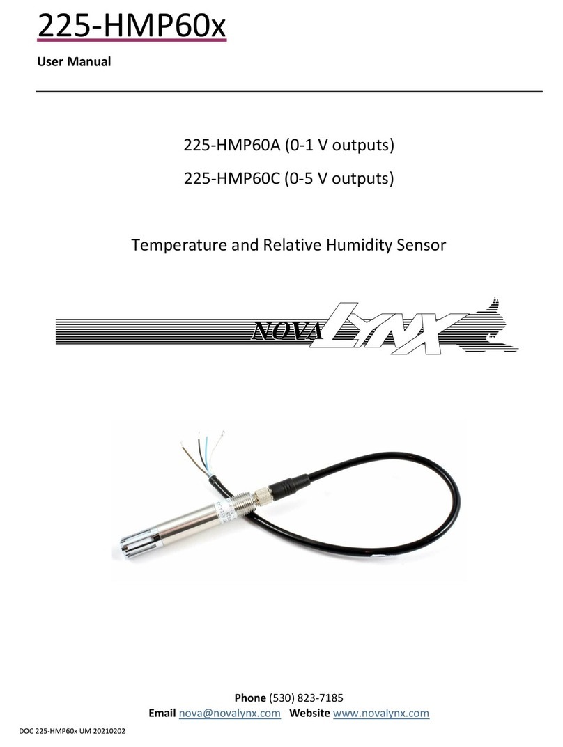 Novalynx 225-HMP60A User manual