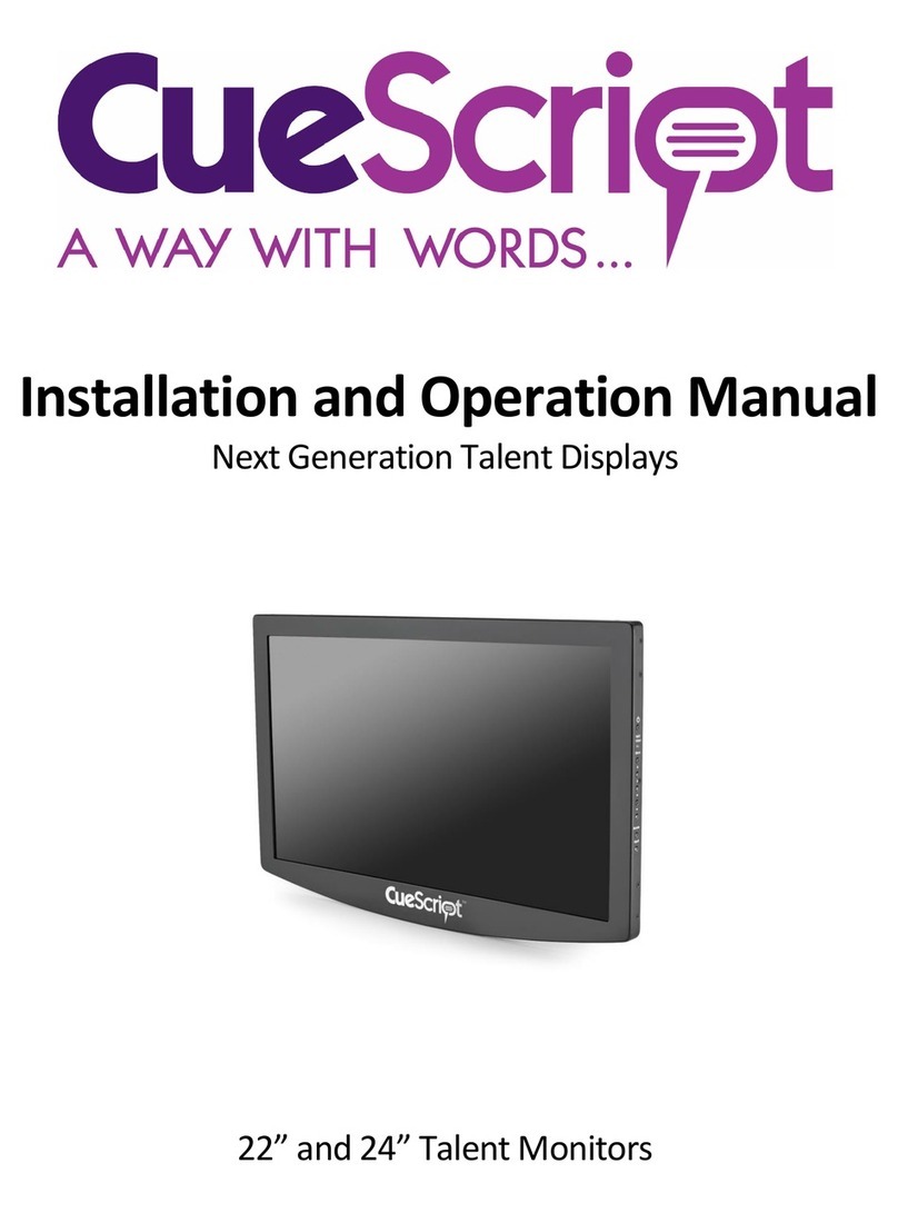 CueScript CSTM Series User manual