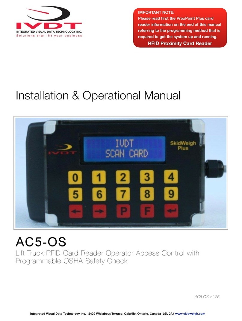 IVDT AC5-OS V1.25 Series Installation & operational manual