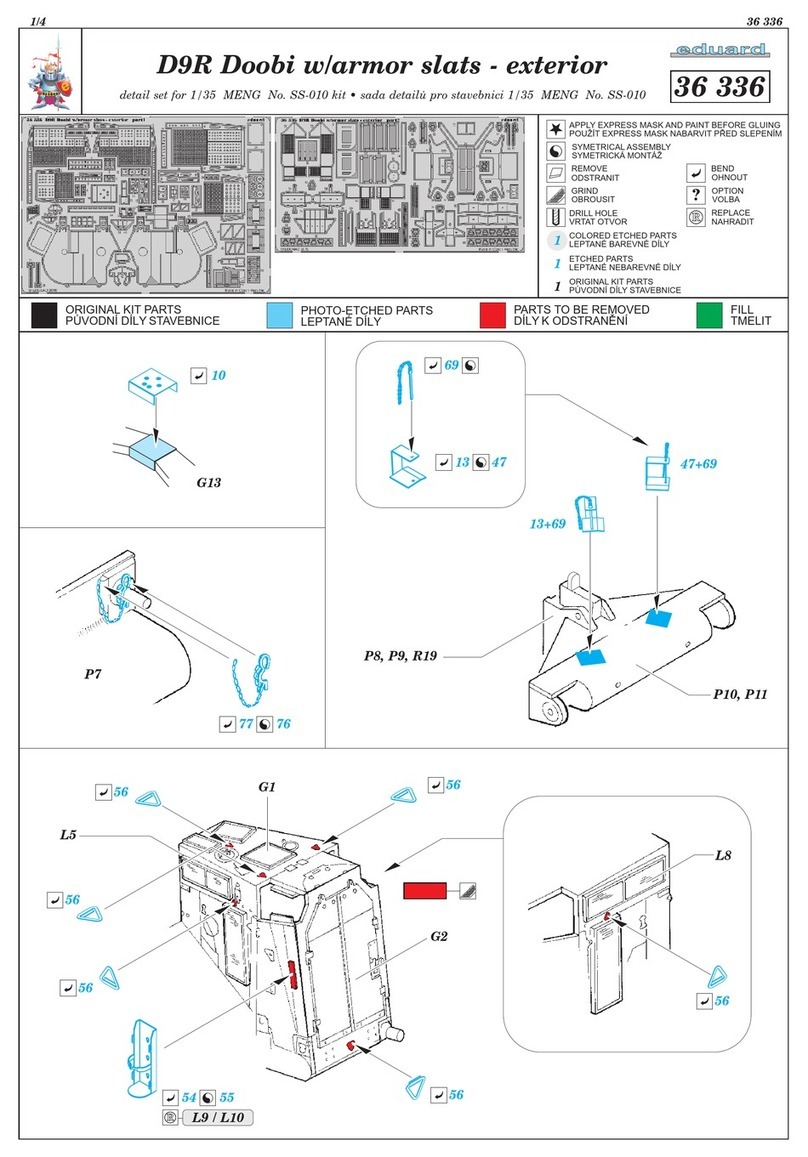 Eduard D9R Doobi w/armor slats - exterior User manual Eduard D9R Doobi w/armor slats - exterior User manual