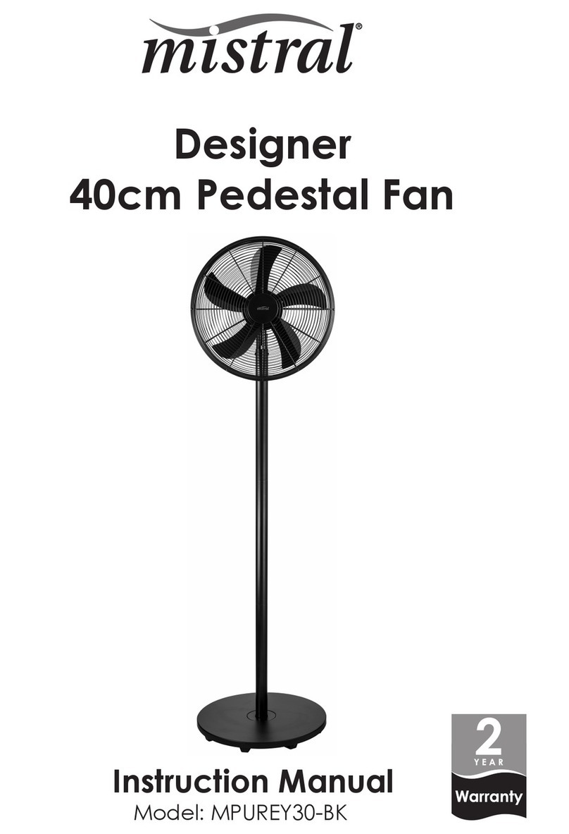 Mistral MPUREY30-BK instruction manual