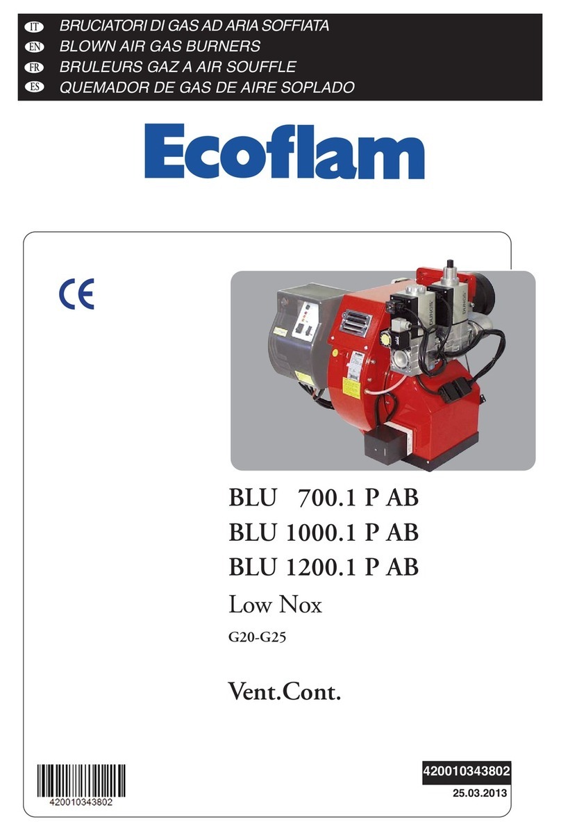 Ecoflam BLU 700.1 P AB User manual