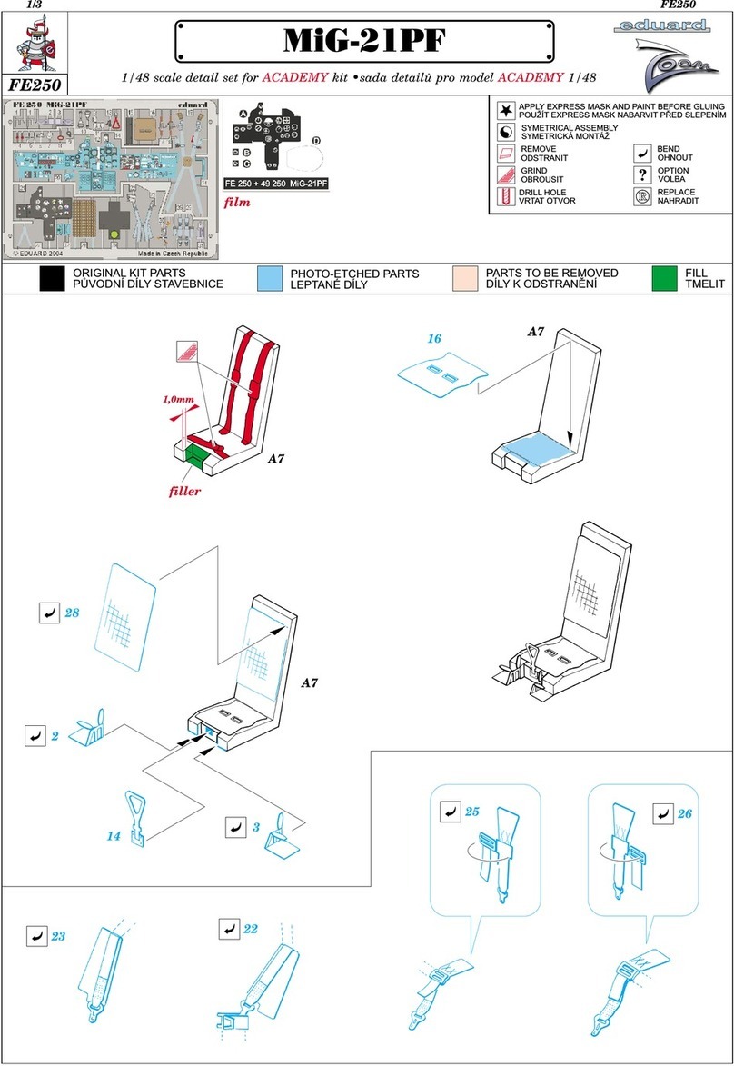 Eduard MiG-21PF User manual Eduard MiG-21PF User manual