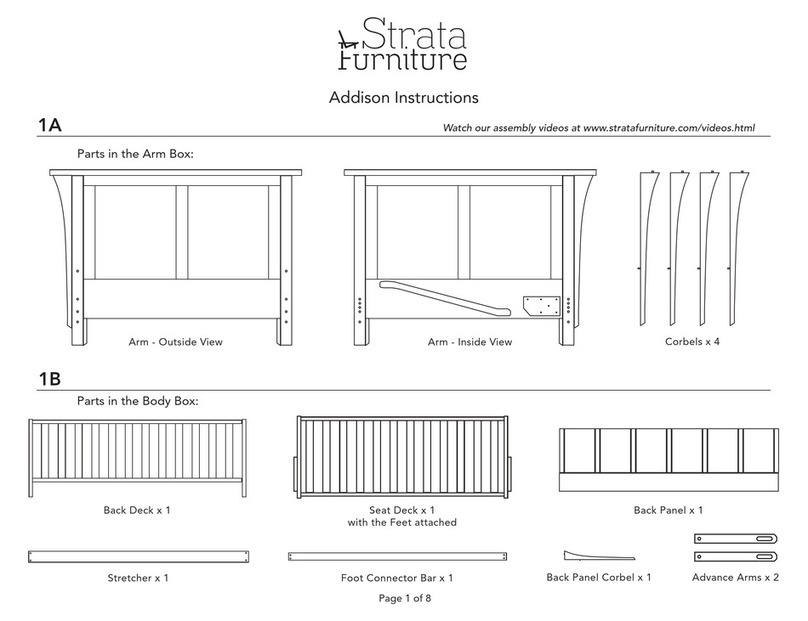 Strata Furniture Addison User manual
