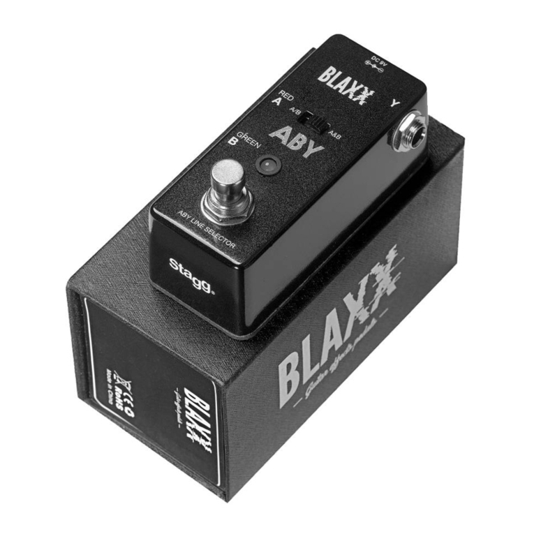 Stagg ABY BLAXX User manual
