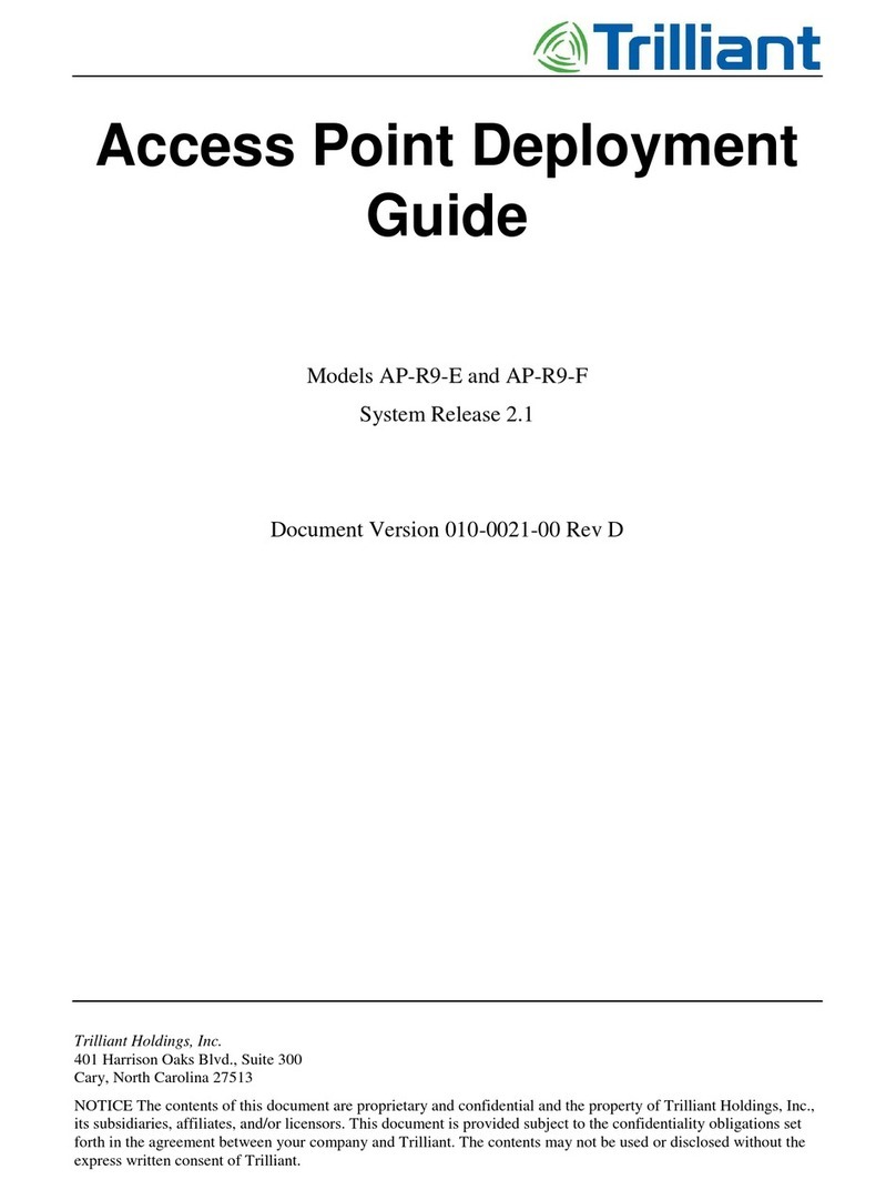 Trilliant AP-R9-E Deployment guide