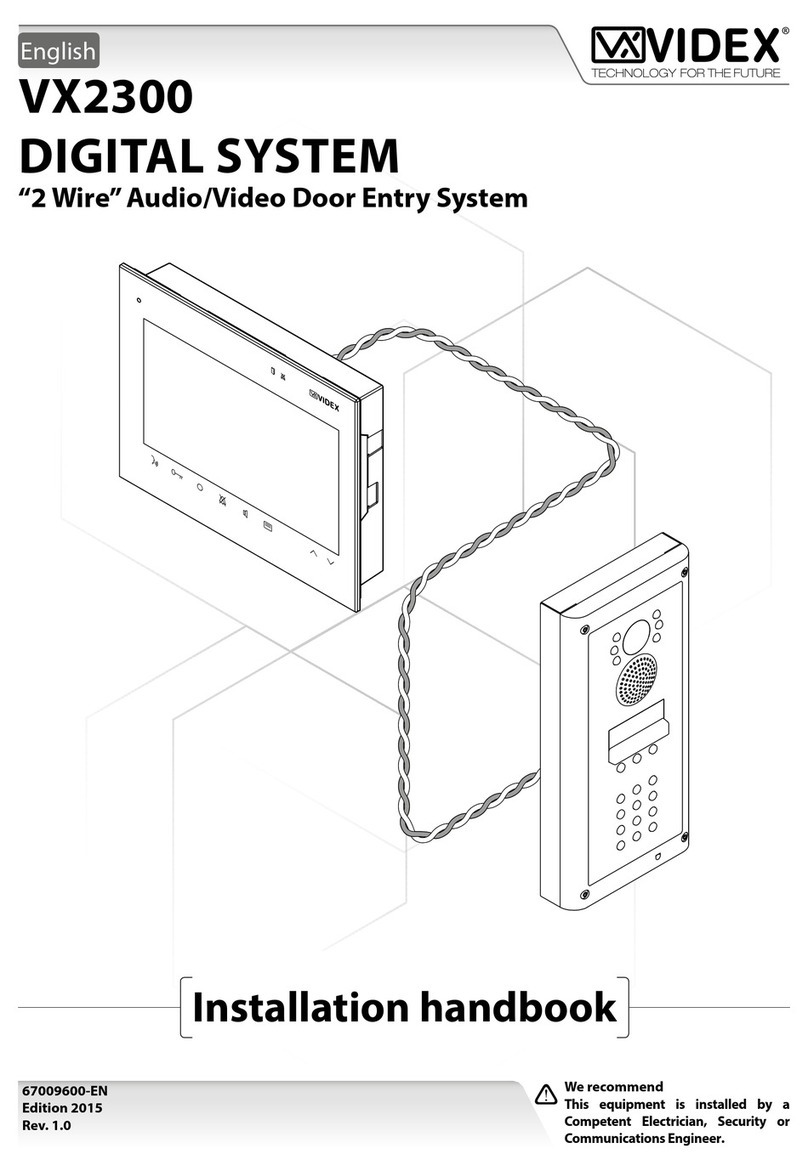 Videx VX2300 System manual Videx VX2300 System manual