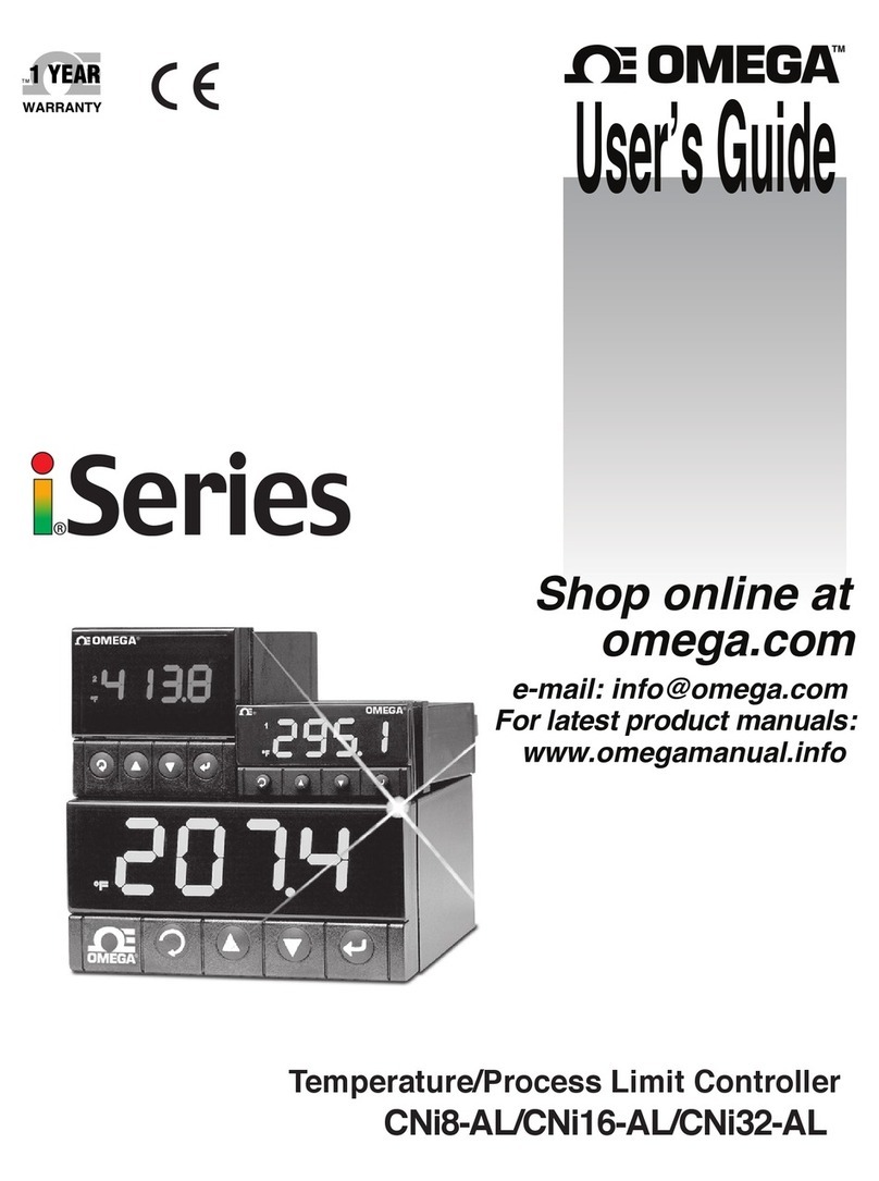 Omega i Series User manual Omega i Series User manual