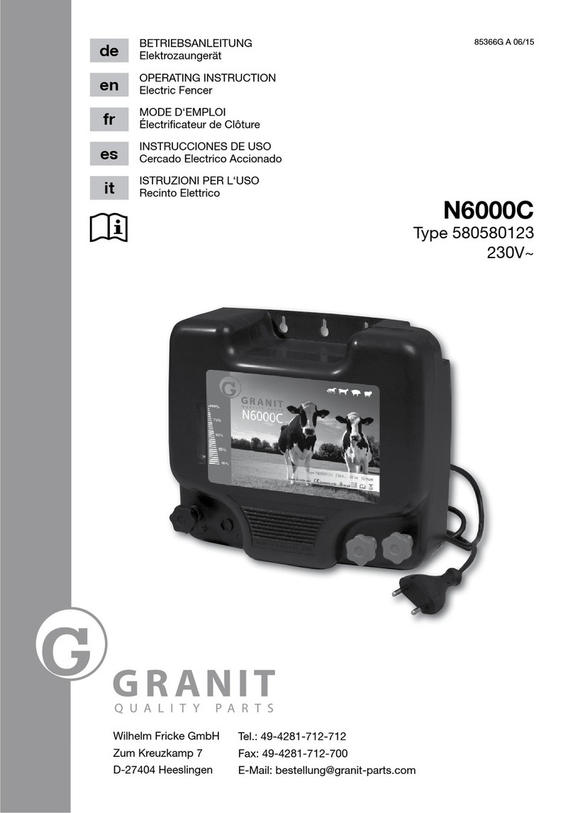 Granit N6000C operating instructions