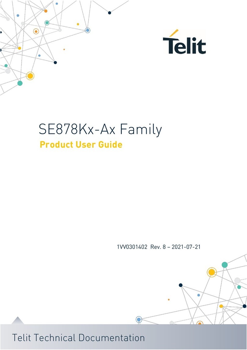 Telit Wireless Solutions SE878K -A Series Product user guide