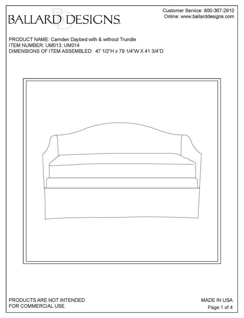 Ballard Designs UM013 manual