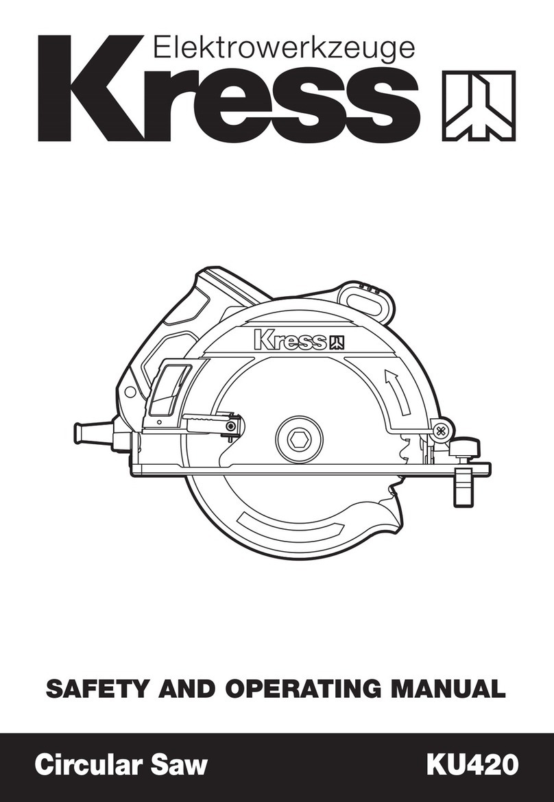 KRESS KU420 Safety and operating manual