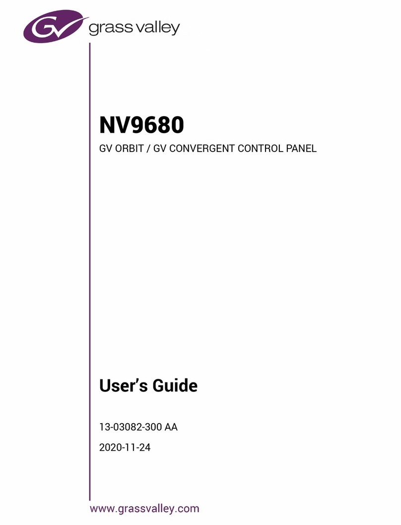 GRASS VALLEY NV9680 User manual