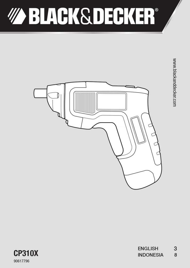 Black & Decker CP310X User manual