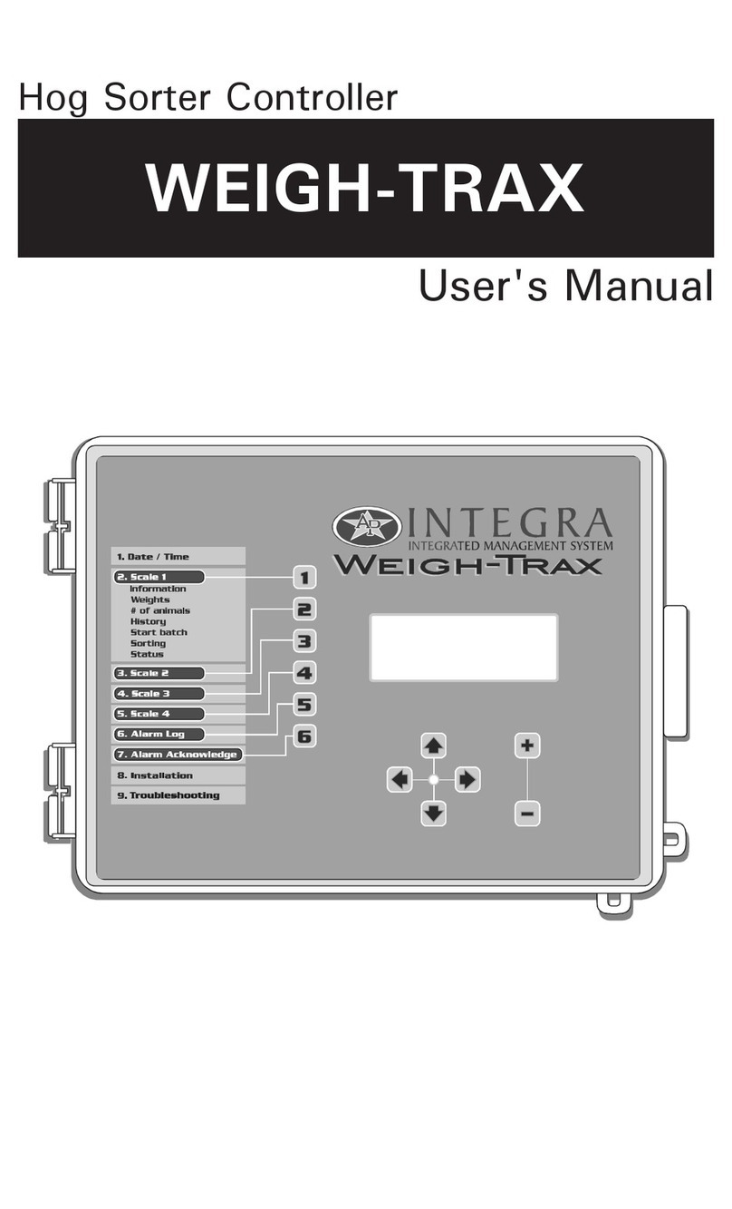Integra WEIGH-TRAX User manual
