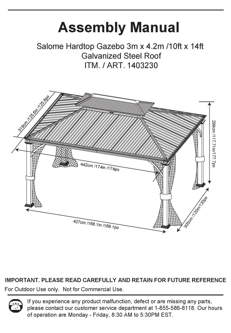 Costco Salome 1403230 Assembly manual