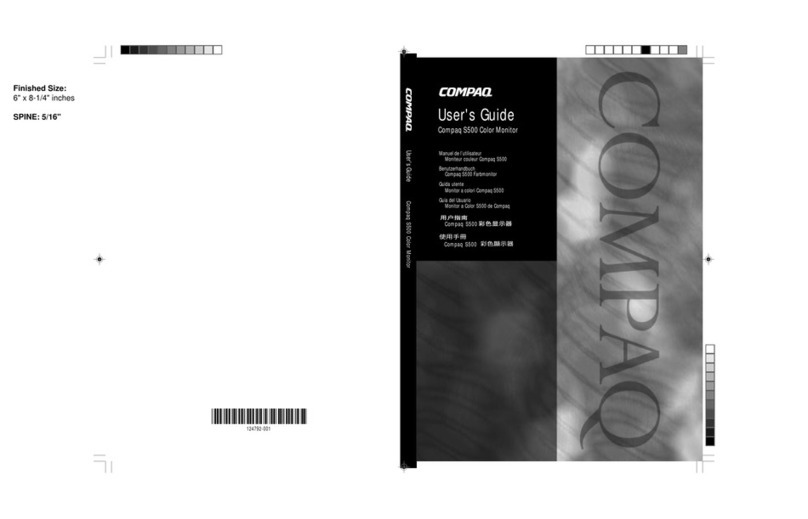 Compaq S500 User manual Compaq S500 User manual